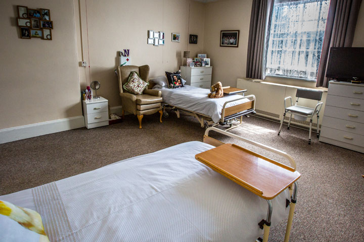 Double room 2 at the Hermitage residential home